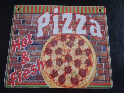Pizza &#034;Hot &amp; Fresh&#034; - Sign Concession Stand, trailer, cart, Restaurant,