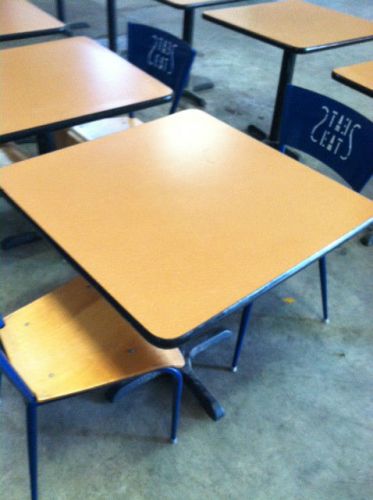 24&#034; X 30&#034; Gray Square Cafe Tables