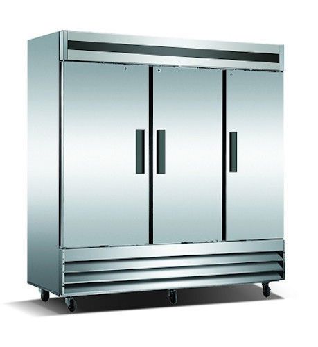 Metalfrio Three (3) Door Reach In Upright Freezer CFD-3FF-72 - Free Shipping!!