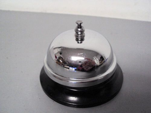 Ring for service desk kitchen hotel counter restaurant bar bell black chrome new for sale