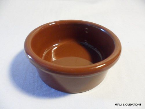 Lot of 48 2.5oz standard ramekin carlisle 311-0362-28  lennox brown 4 doz for sale