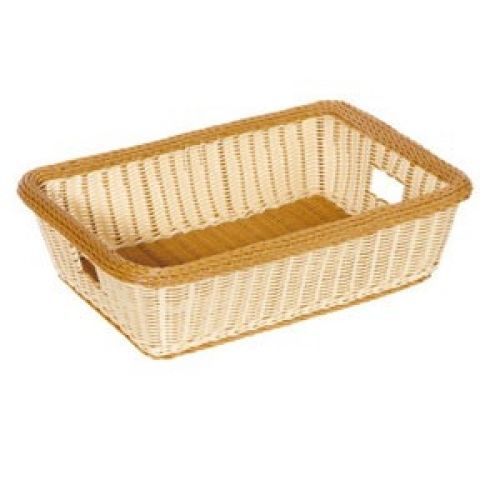 Get enterprise wb-1516-tt two tone 22&#034; x 15.5&#034; rectangular basket for sale