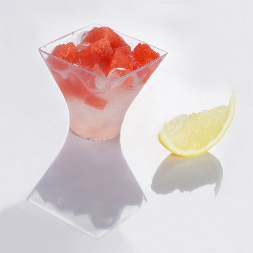 1000 disposable dessert cups - plastic shot glass for appetizer/hors d&#039;ouevres-l for sale