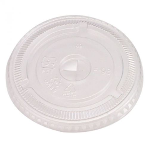 16 / 20 / 24 oz Clear Drink Cup Flat Lids - 1,000 / Case