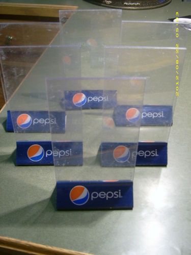 6 Pepsi-Cola Menu Board Table Tents