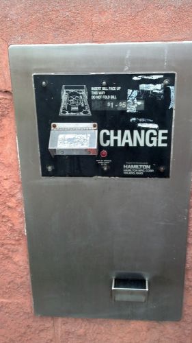 Bill Changer HAMILTON CAR WASH EQUIPMENT LAUNDRY BILL VALIDATOR