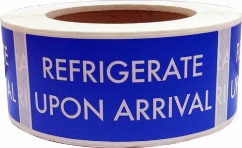 Refrigerate upon arrival Labels - 2&#034; by 4&#034; - 1 roll of 500 adhesive stickers