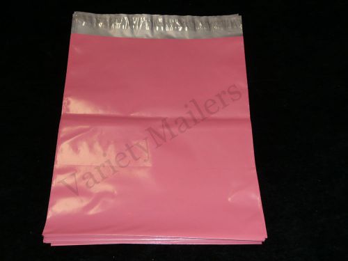 25 pink poly bag mailer shipping envelopes 10x12.5  boutique color 10&#034;x12.5&#034; for sale