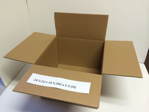 25 Large 14x14x5 Cardboard Shipping  Boxes Hard Durable Corrugated Cartons