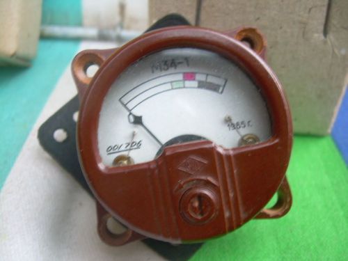 Vintage Soviet Russian USSR  Ampere  Gauge Meter  M34-1 From 1965 NOS