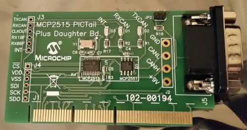 Microchip CAN MCP2515 PicTail Daughter Board