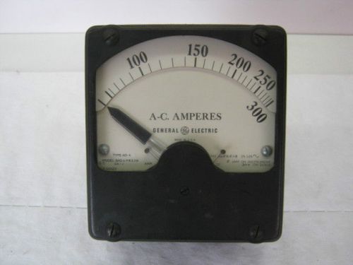 Vintage Ge A-C Amperes Meter Type AD-6 Model 8AD6ABZ74