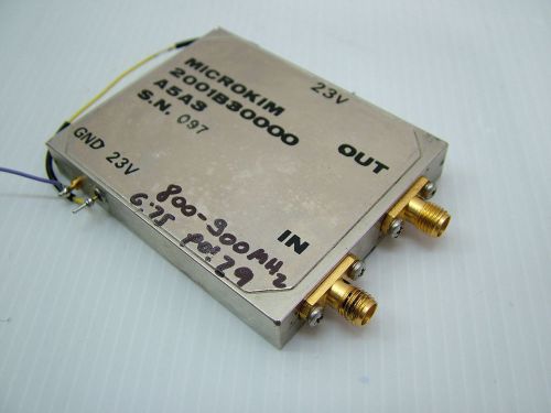 RF AMPLIFIER 800 - 900MHz 1 WATT 23V A5A3 MICROKIM