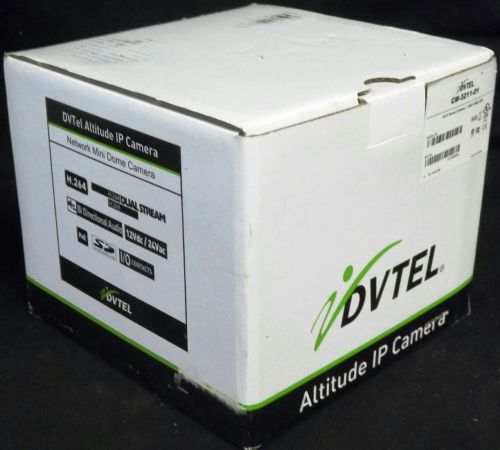 NEW DVTEL CM-3211-01 Altitude IP Dome Camera h.264 SD Card PoE