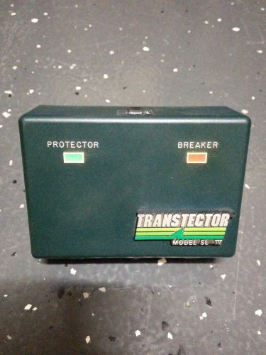 TRANSTECTOR MODEL SL IV CURRENT TAP/TRANSIENT SUPPRESSOR 3 PLUG 15 AMP TRIPLEX