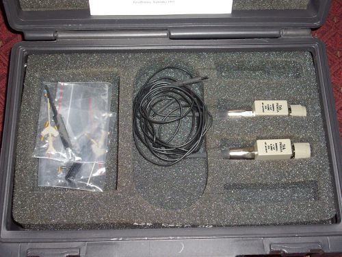 Pair (2) of  tek p6563a 500mhz smd probes and accessories for sale