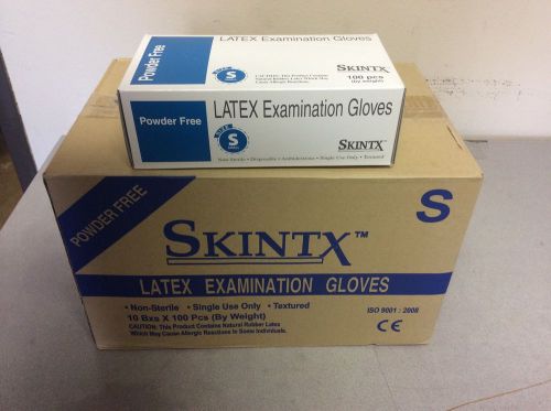 SkinTX Latex Examination Gloves Powder Free Size S
