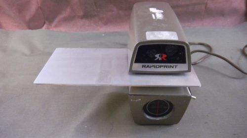 Rapidprint an-e numbering machine with key for sale