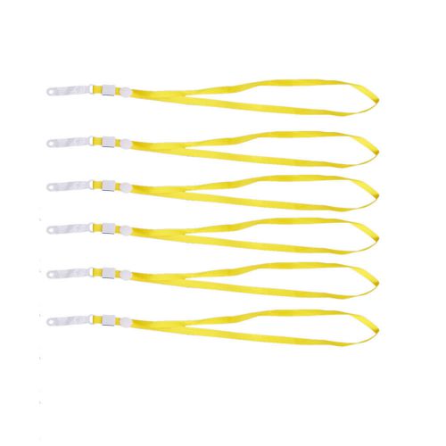 6PCS Chest Card Sling Yellow for factory workers