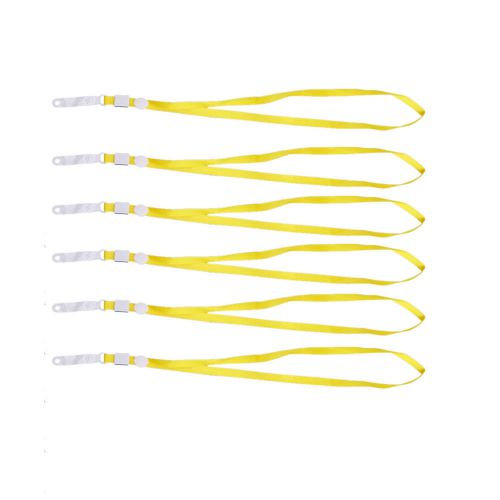 6PCS Chest Card Sling Yellow for factory workers
