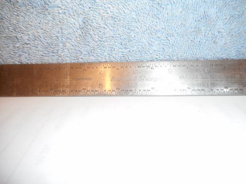 Machinists 2/11 USA  Brown and Sharpe 12&#034; Rule for Combination Square