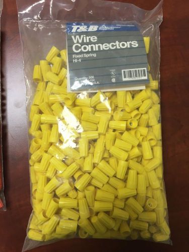 (2500 pc) Yellow HI-4 Wire Nuts - Screw On Wire Connector - Twist-On