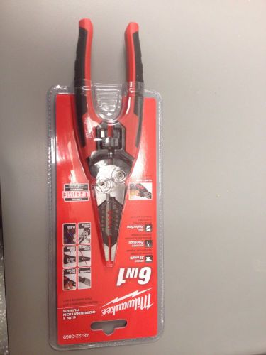 Milwaukee 6In1 Combination Pliers,Electrical Wire Strippers,48-22-3069