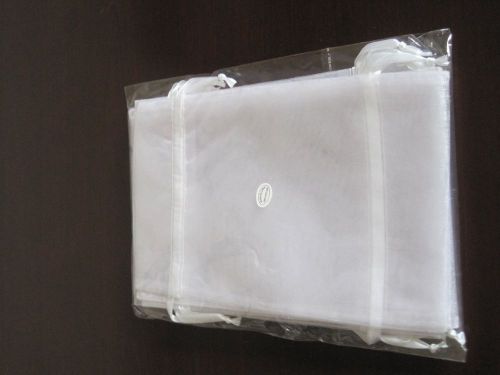 Jewelry Pouches, Sheer White Organza