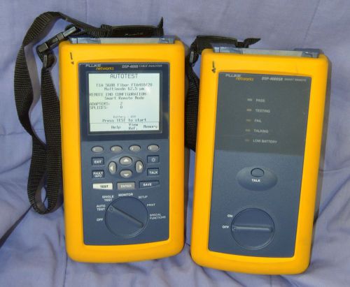 Fluke Network DSP-4000 Digital Cable Analyzer DSP4000 with Batteries and Modules