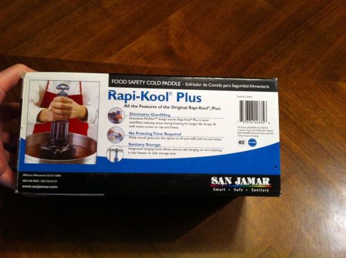 NEW RapiKool Plus San Jamar RCU64V2 Wide opening 64oz COLD PADDLE minor box wear