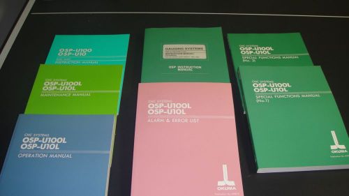 Okuma OSP-U100L, U10L Manuals (Full Set 7 Manuals)