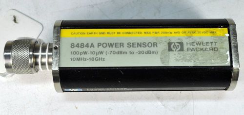 HP Agilent 8484A Power Sensor, 10 MHz - 18 GHz -70 dBm to -20 dBm