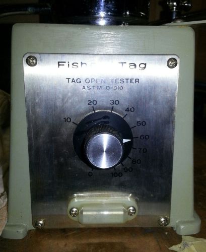 FISHER/TAG OPEN FLASH POINT TESTER WITH 4CUPS