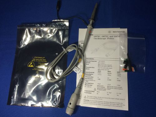 Agilent /hp 10073c , 10:1, 500 mhz oscilloscope probe w/full accessories, tested for sale