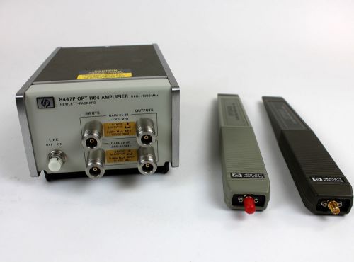 HP/Agilent 8447F OPT H64 Power Amplifier w/11940A &amp; 11941A Close Field Probe