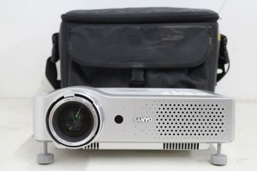 SANYO PLC-XU83 3LCD Projector 1024X768 2000 Lumens 400:1 Silver 1447 Hours Left