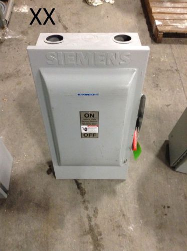 Siemens Fusible 200 Amp Heavy Duty Safety Disconnect HF364 600 VAC/VDC