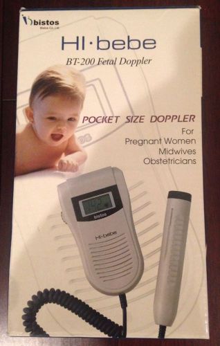 Used HI-bebe BT-200 Fetal Doppler Pocket Size Bistos