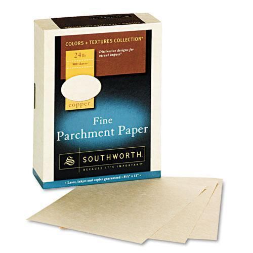 NEW SOUTHWORTH 894C Parchment Specialty Paper, Copper, 24 lbs., 8-1/2 x 11,