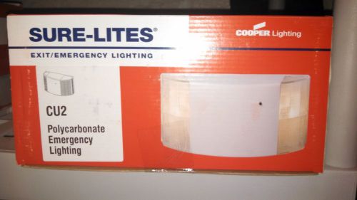 (6) Six Sure-Lites CU2 Exit Emergency Lighting - NEW IN BOX