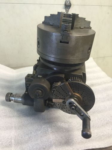 Vertex,  Milling, Universal Dividing Head with 8&#034; 3 Jaw Chuck,