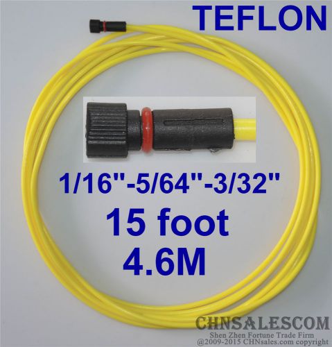 Teflon Liner 15ft Lincoln Tweco MIG Welding Guns Wire Size 1/16&#034;-5/64&#034;-3/32&#034;
