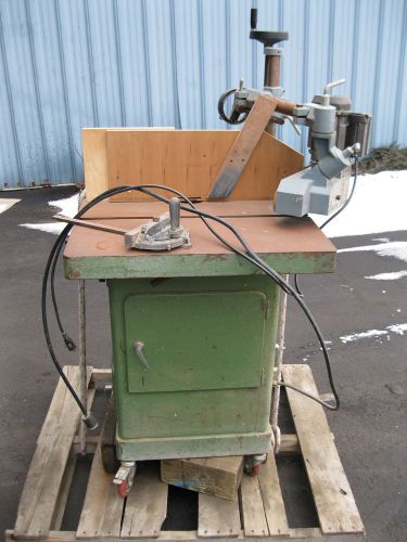 United Wood Shaper with Delta Powerfeed &amp; Misc Cutters