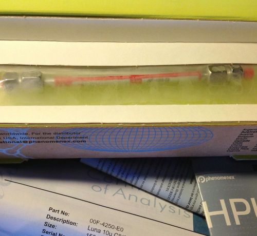 Phenomenex HPLC Luna 10u C8(2) 100A 150 x 4.6, 00F-4250-E0