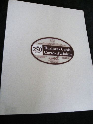 Gartner Studios Printable Business Cards GRANITE GREY ~ 250 Count New