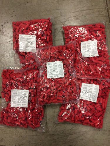(2500pcs) Red Screw On Nut Wire Connectors Twist On Bulk Bag UL Listed
