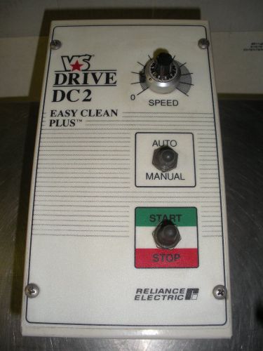 Reliance variable speed drive 3HP DC adjustable DC2-97U easy clean plus