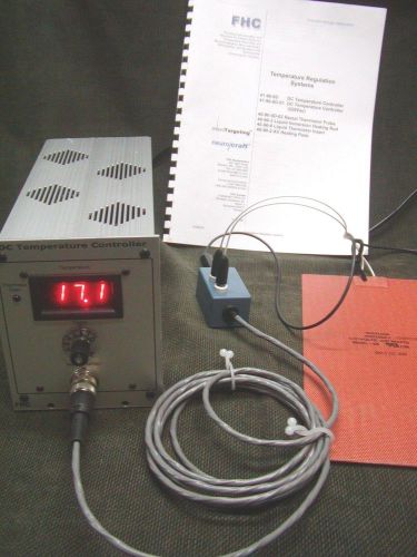 Fhc temperature controller 40-90-8d &amp; watlow heating pad for sale