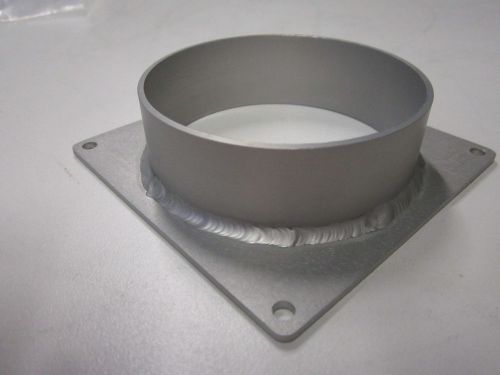 3 inch duct adapter to flanged flat aluminum