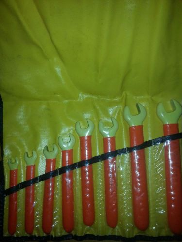 Cementex Insulated Open End Wrench Set (8 Pieces) 3/8 to 13/16